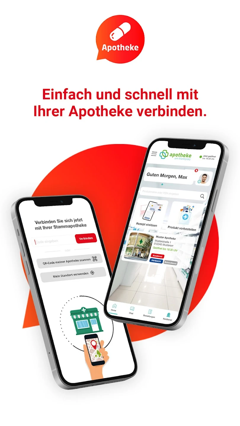 Screenshots der Apotheken-App